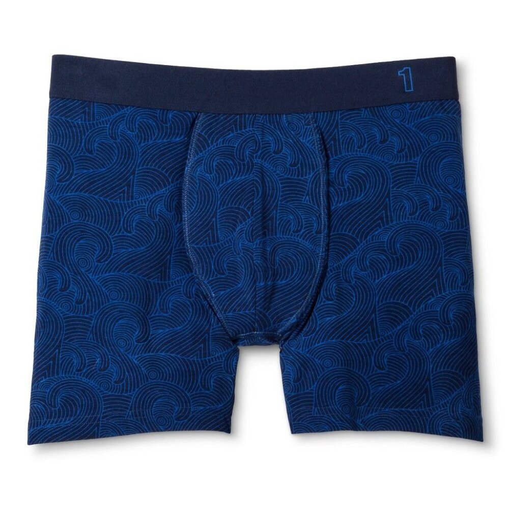 Basics Made Simple Size L 36 38 Boxer Briefs Modern Fit Pima Cotton Spandex NEW